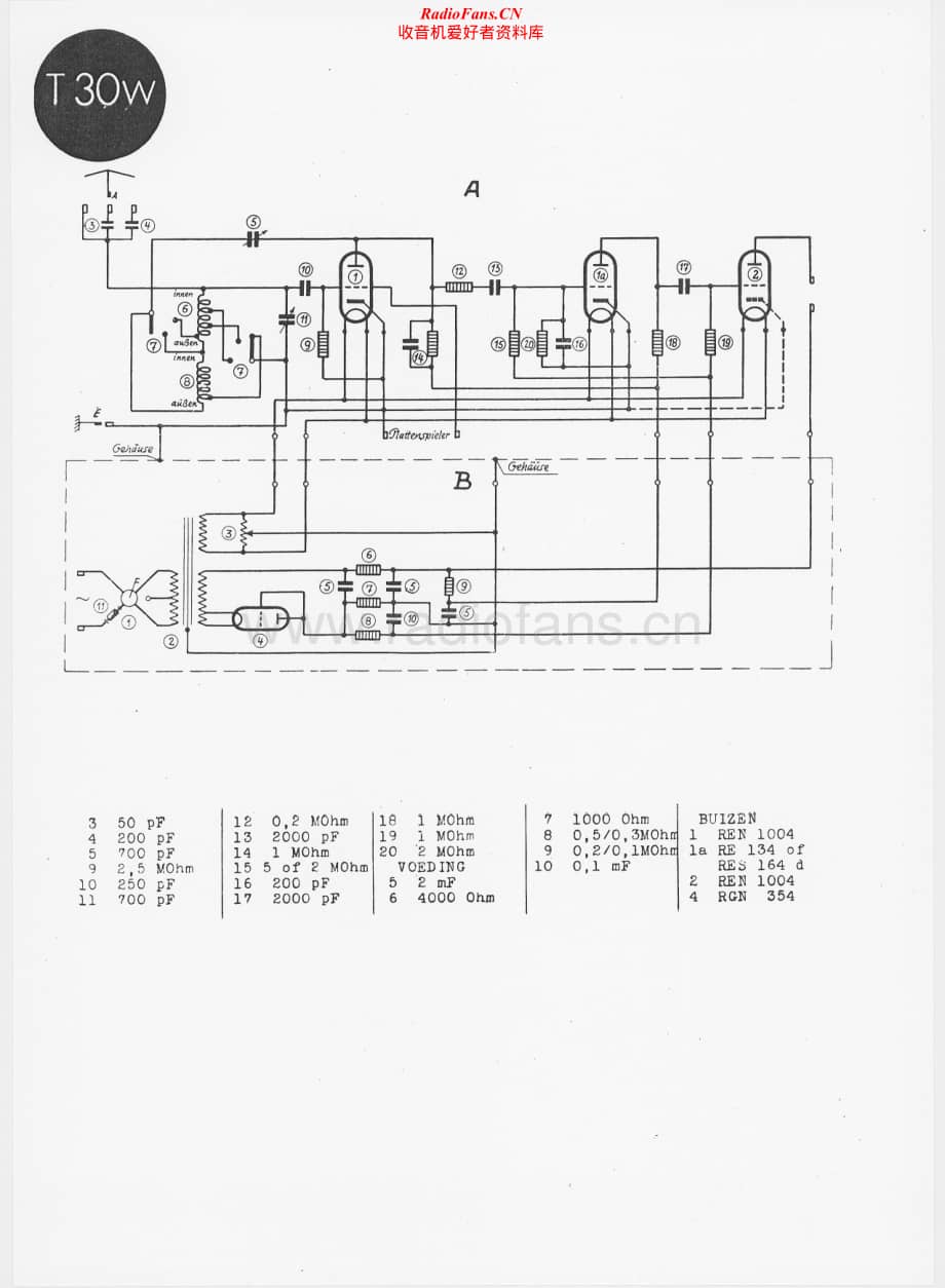 Telefunken-T30-W-Schematic电路原理图.pdf_第1页