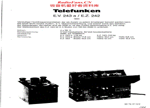 Telefunken-EZ-242-Schematic电路原理图.pdf
