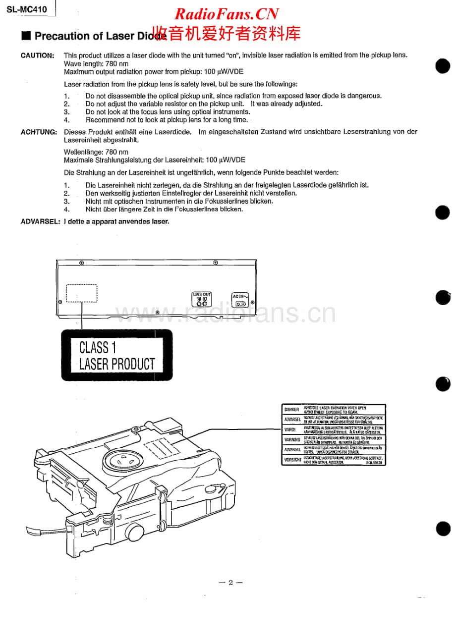 Technics-SLMC-410-Service-Manual电路原理图.pdf_第2页