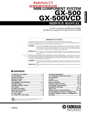 Yamaha-GX-500-500-VCD-Service-Manual电路原理图.pdf