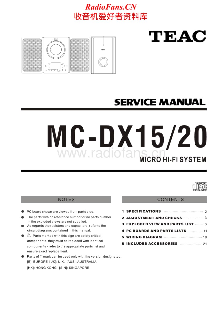 Teac-MC-DX15-Service-Manual电路原理图.pdf_第1页