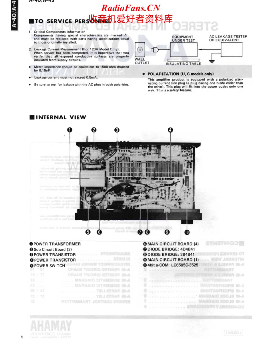 Yamaha-A-45-Service-Manual电路原理图.pdf_第2页