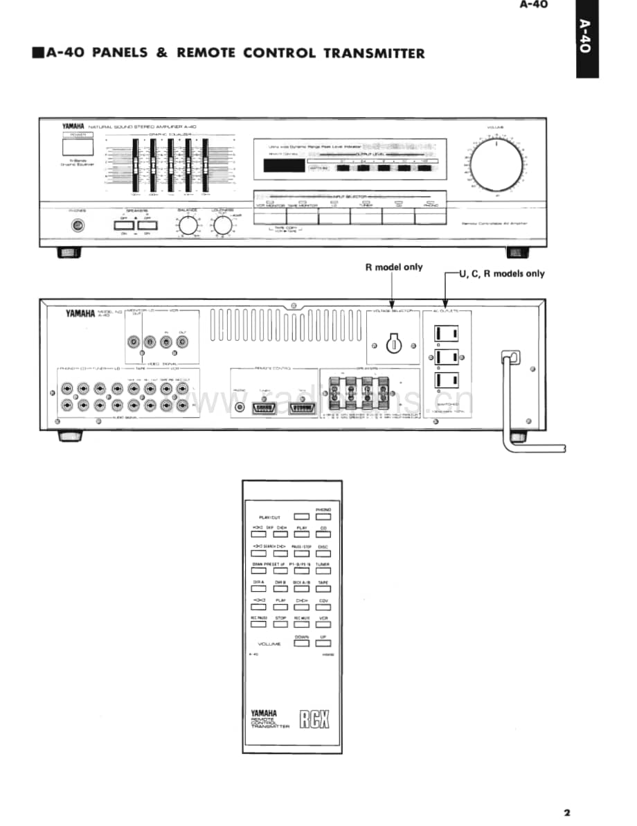 Yamaha-A-45-Service-Manual电路原理图.pdf_第3页