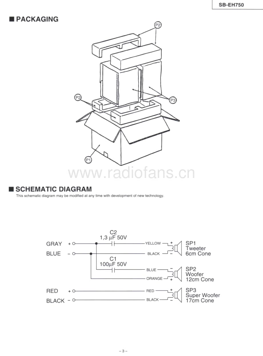 Technics-SBEH-750-Service-Manual电路原理图.pdf_第3页