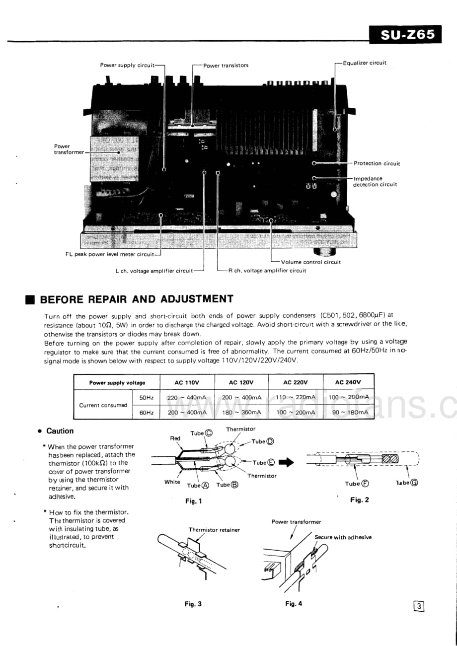 Technics-SUZ-65-Service-Manual电路原理图.pdf_第3页