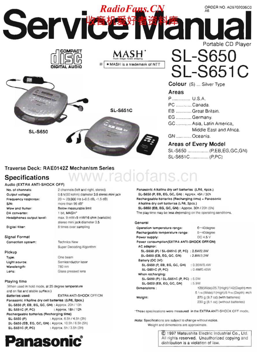 Technics-SLS-650-651-C-Service-Manual电路原理图.pdf_第1页