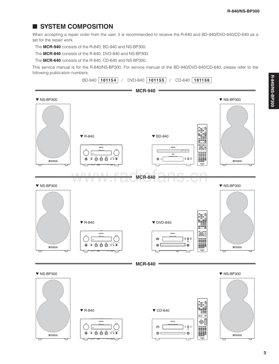 Yamaha-R-840-Service-Manual电路原理图.pdf_第3页