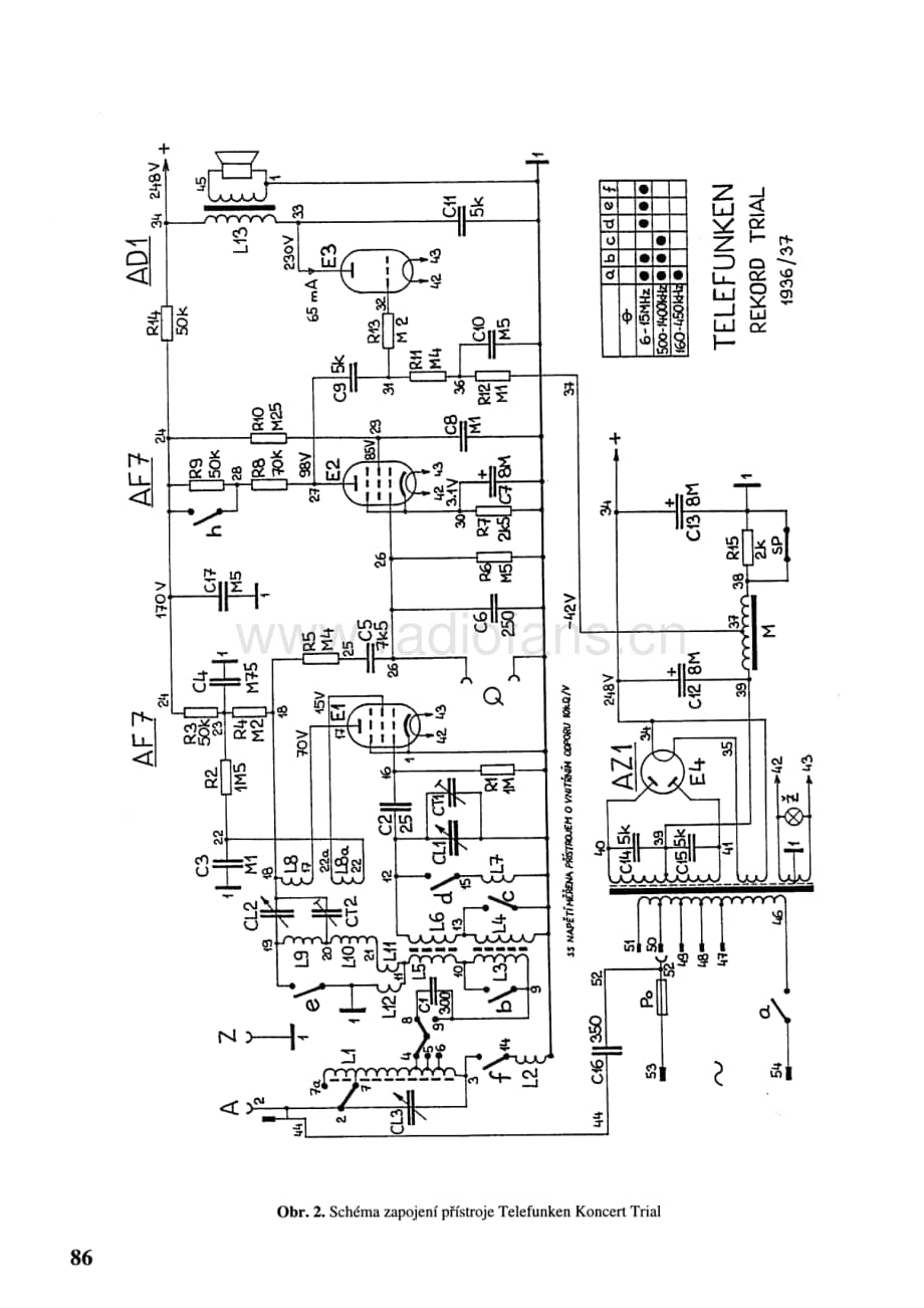 Telefunken-Rekord-Trial-Service-Manual电路原理图.pdf_第3页