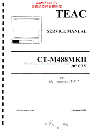 Teac-CT-M488-Mk2-Service-Manual电路原理图.pdf