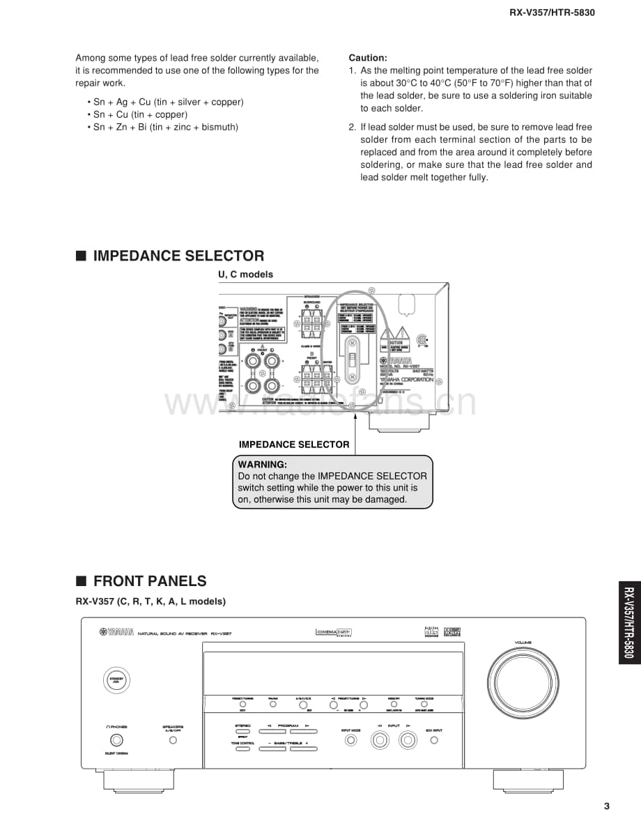 Yamaha-HTR-5830-Service-Manual电路原理图.pdf_第3页