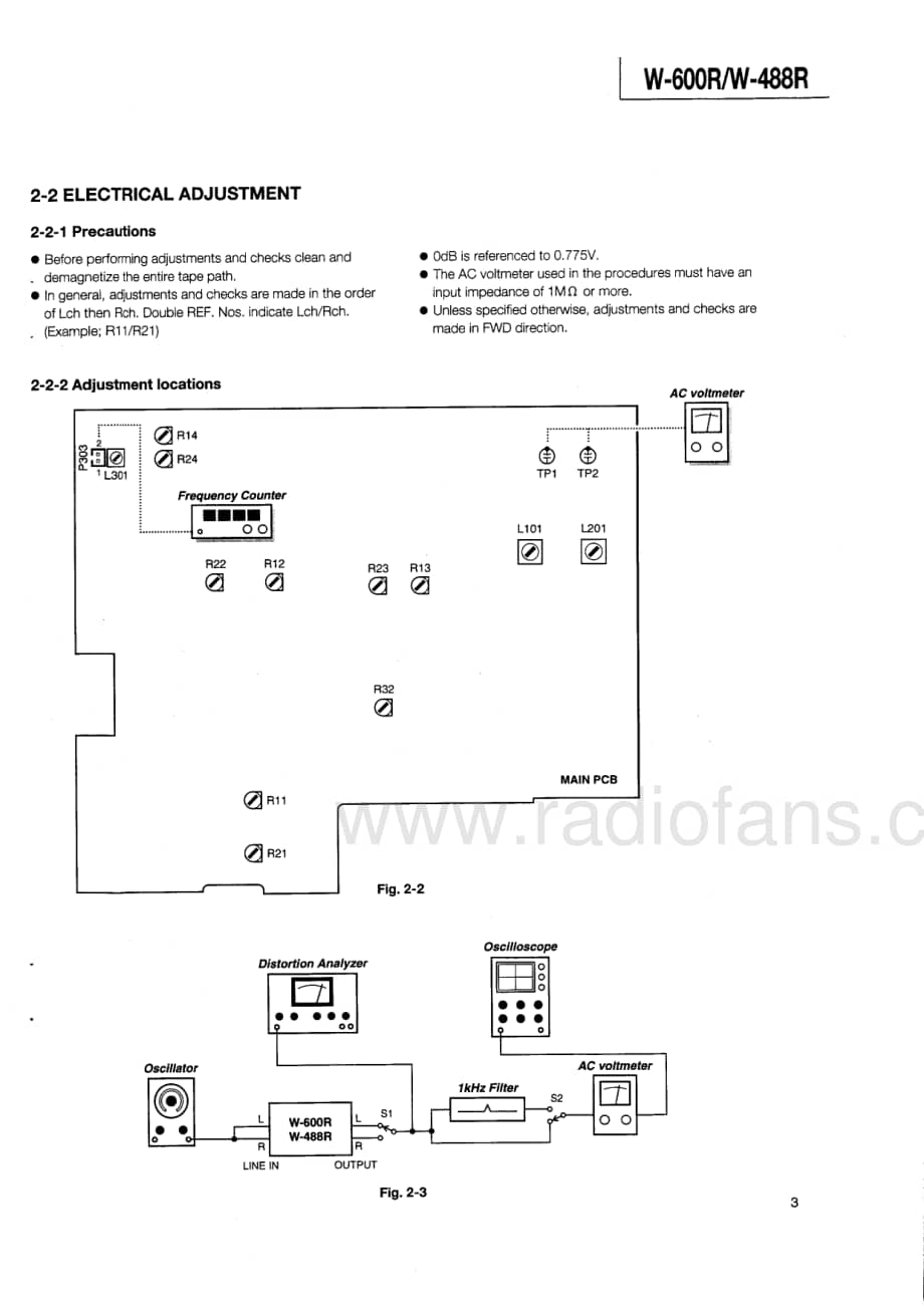 Teac-W-600R-Service-Manual-2电路原理图.pdf_第3页