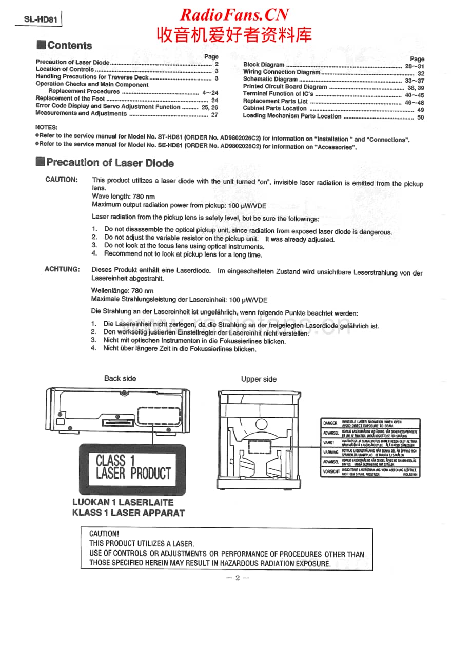 Technics-SLHD-81-Service-Manual电路原理图.pdf_第2页