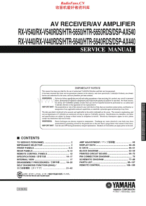 Yamaha-HTR-5650-5650-RDS-Service-Manual (1)电路原理图.pdf