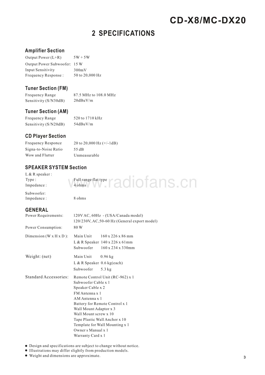 Teac-CD-X8-Service-Manual电路原理图.pdf_第3页