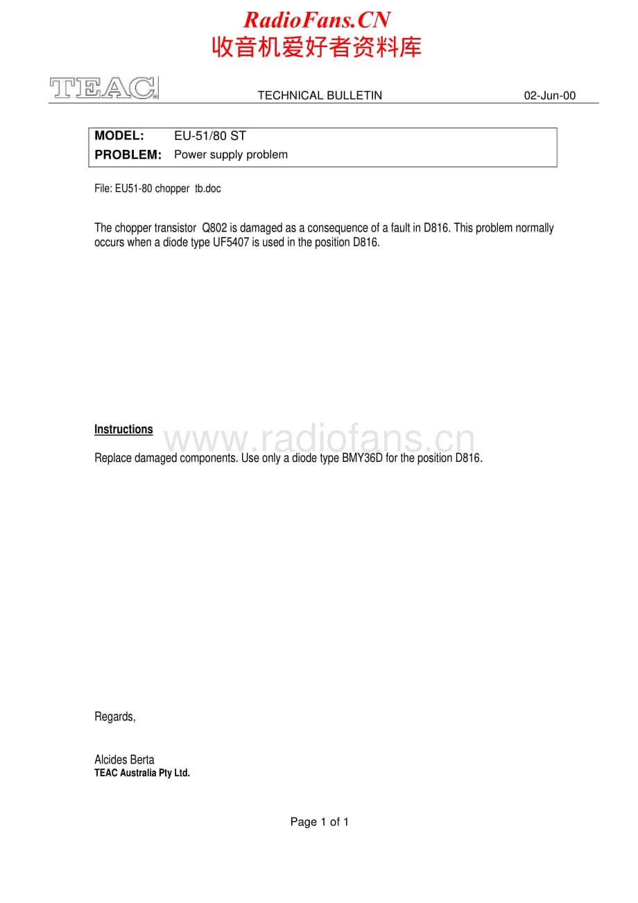 Teac-EU-66-Service-Manual电路原理图.pdf_第2页