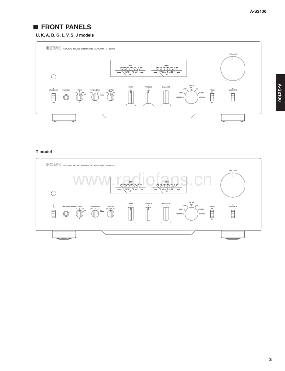 Yamaha-AS-2100-Service-Manual电路原理图.pdf_第3页