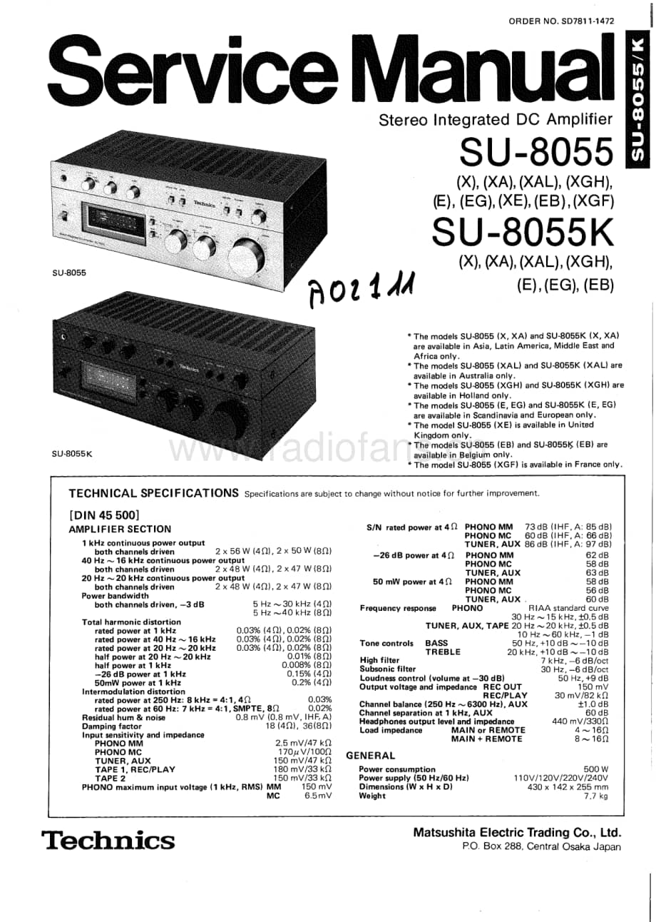 Technics-SU-8055-K-Service-Manual电路原理图.pdf_第1页