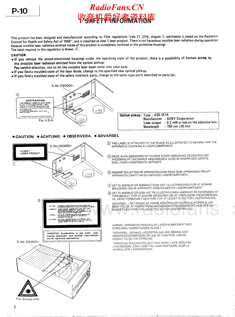 Teac-P-10-Service-Manual电路原理图.pdf_第2页