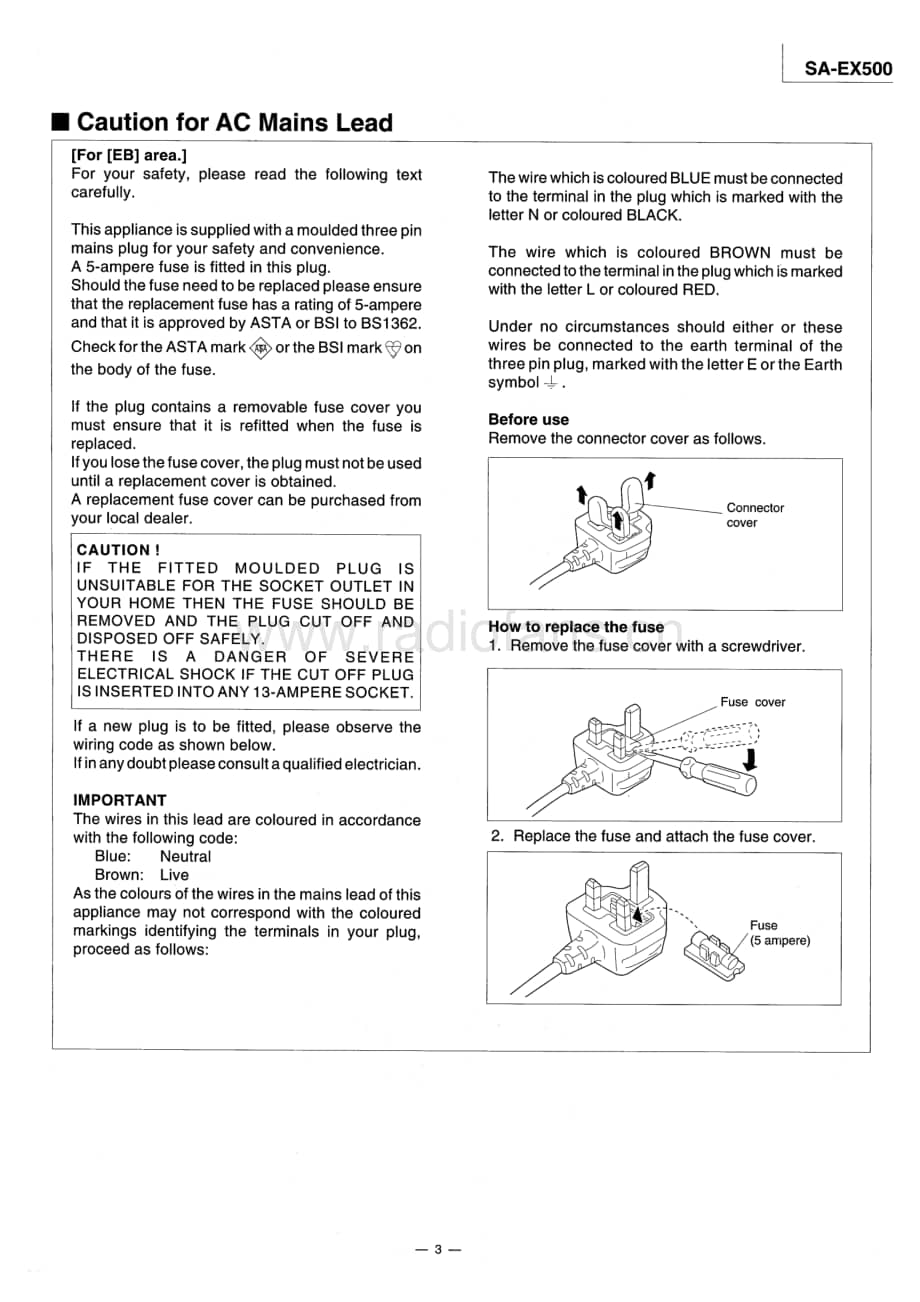 Technics-SAEX-500-Service-Manual电路原理图.pdf_第3页