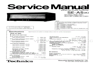 Technics-SEA-5-Service-Manual电路原理图.pdf