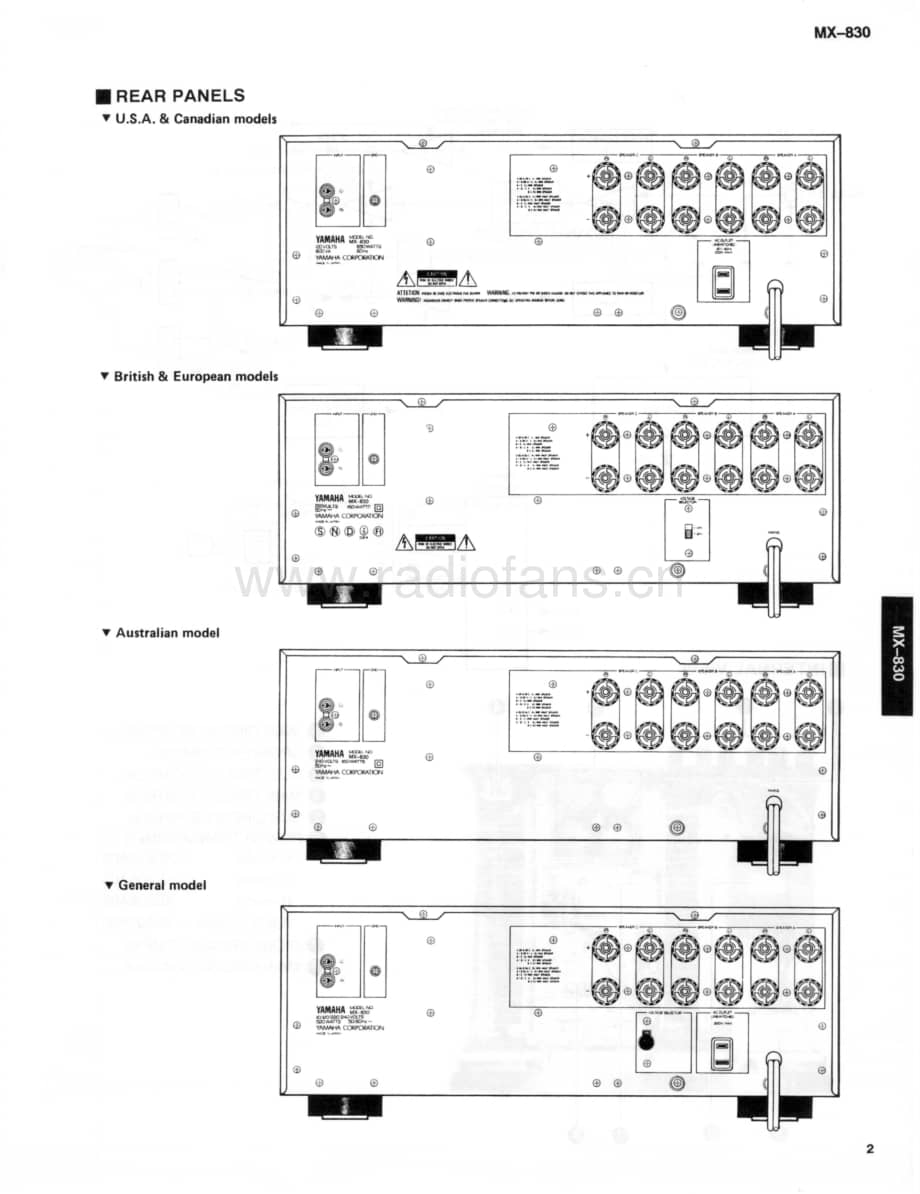 Yamaha-MX-830-Service-Manual电路原理图.pdf_第3页