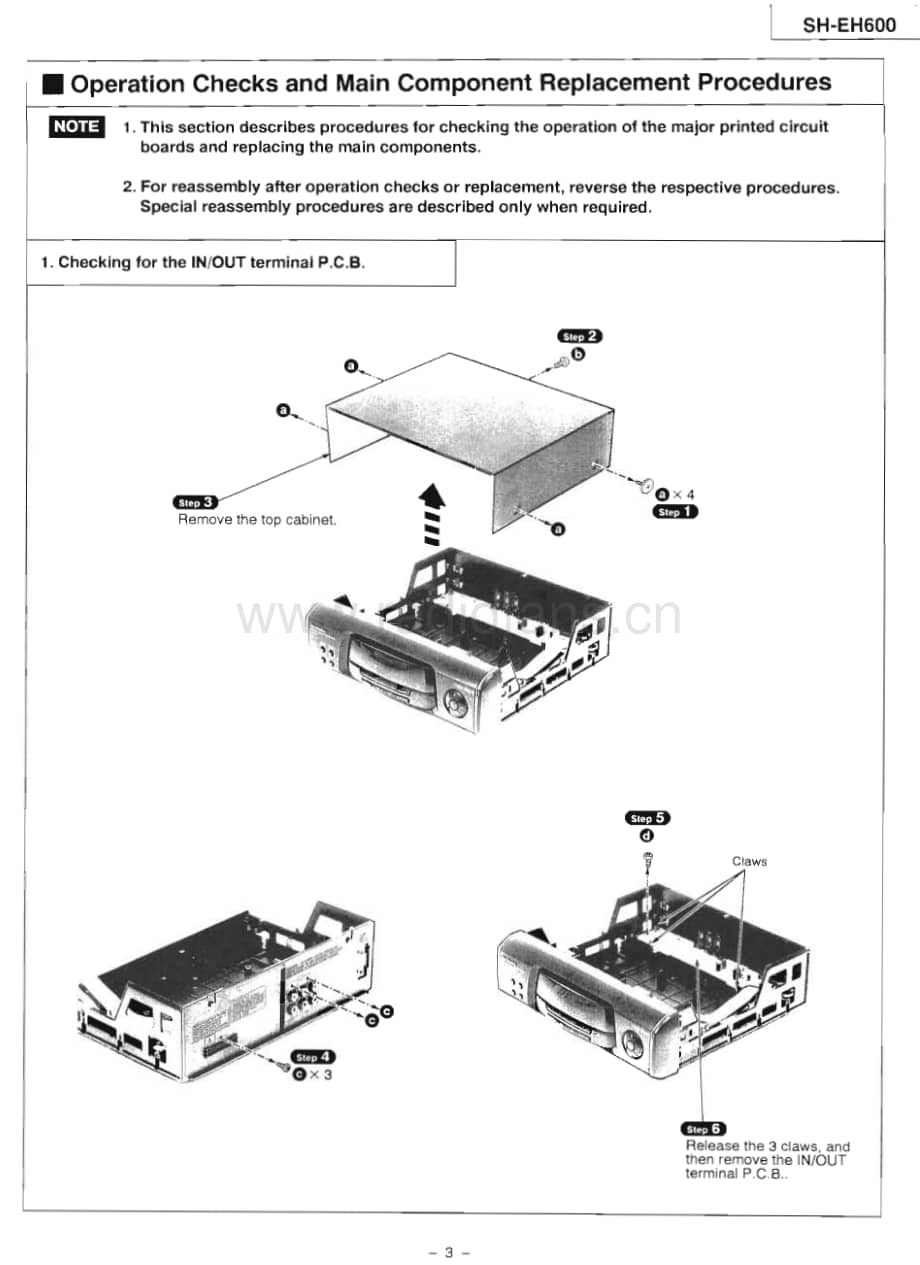 Technics-SHEH-600-Service-Manual电路原理图.pdf_第3页