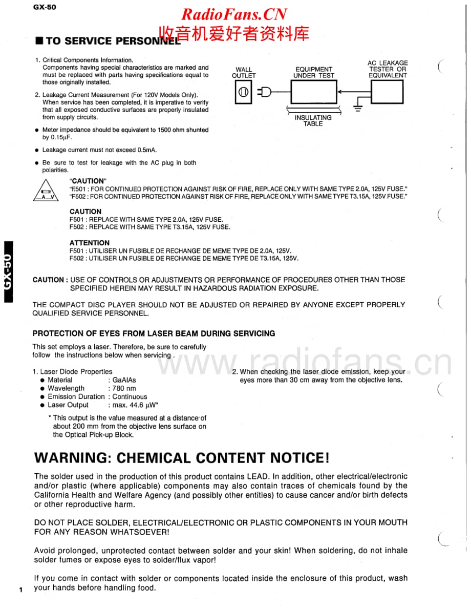 Yamaha-GX-50-Service-Manual电路原理图.pdf_第2页