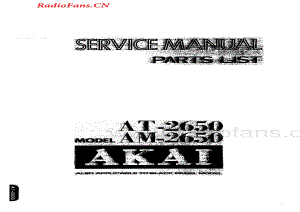 Akai-AM2650-int-sm维修电路图 手册.pdf