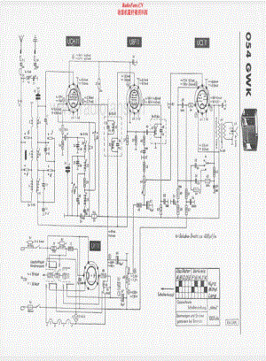 Telefunken-054-GWK-Schematic-2电路原理图.pdf