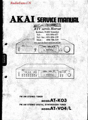 Akai-ATV04L-tun-sm维修电路图 手册.pdf