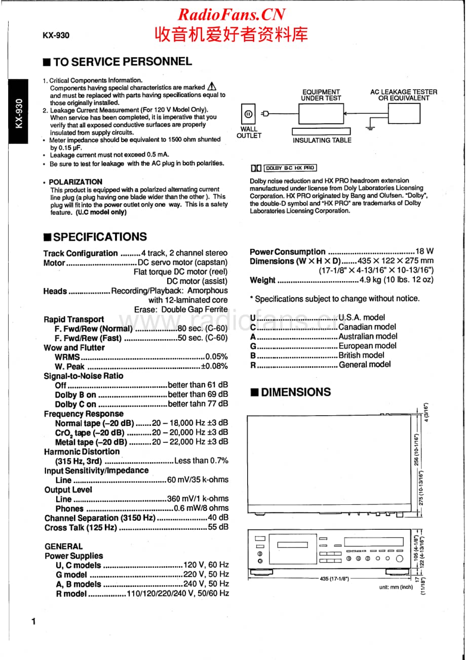 Yamaha-KX-930-Service-Manual电路原理图.pdf_第2页