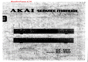 Akai-DT200-timer-sm维修电路图 手册.pdf