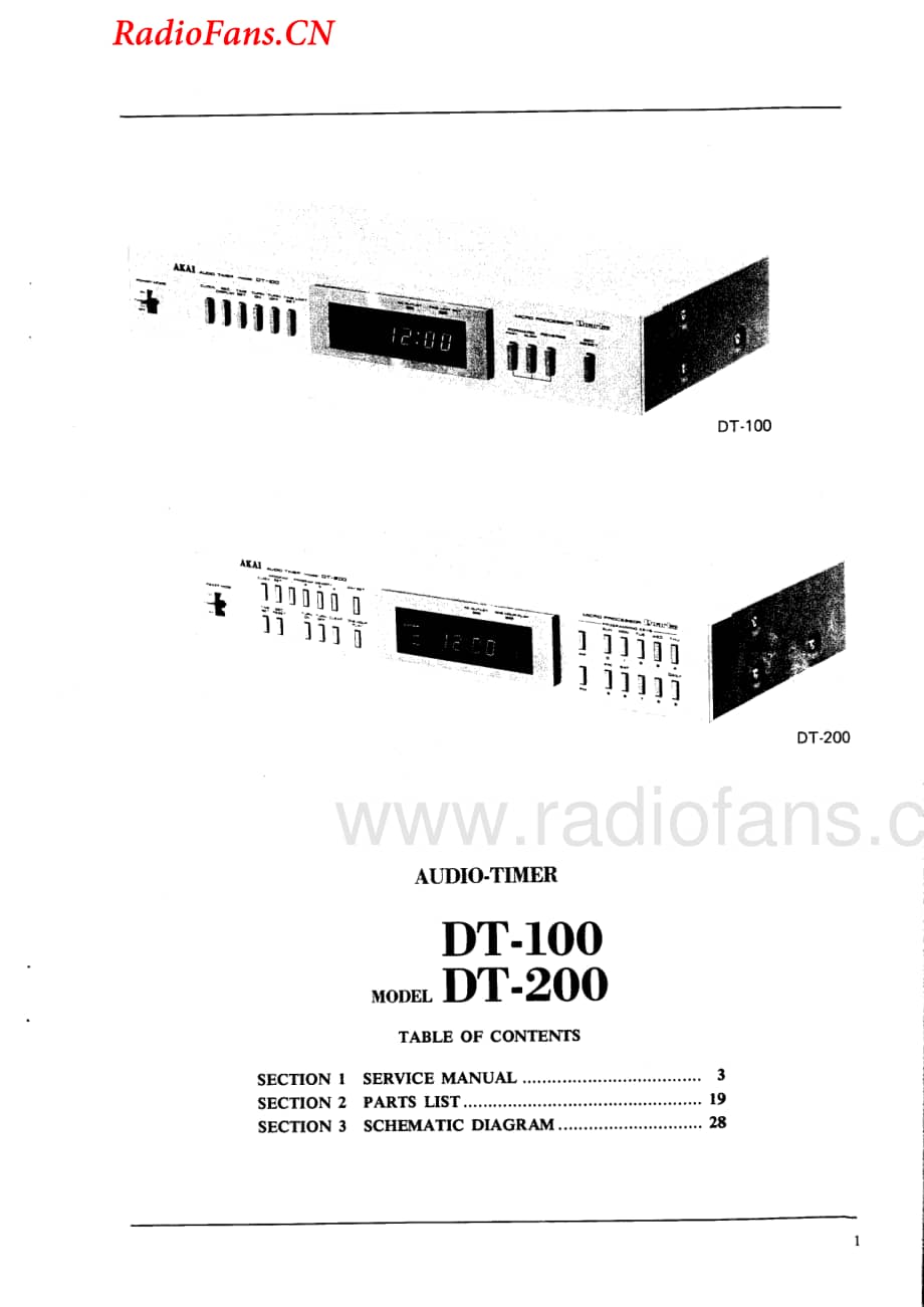 Akai-DT200-timer-sm维修电路图 手册.pdf_第2页