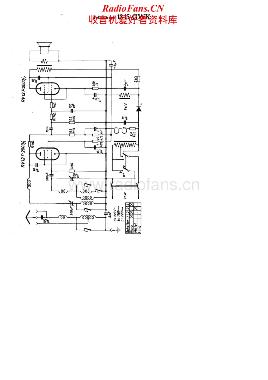 Telefunken-1345-GWK-Schematic电路原理图.pdf_第1页