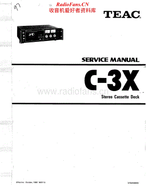 Teac-C-3X-Service-Manual电路原理图.pdf