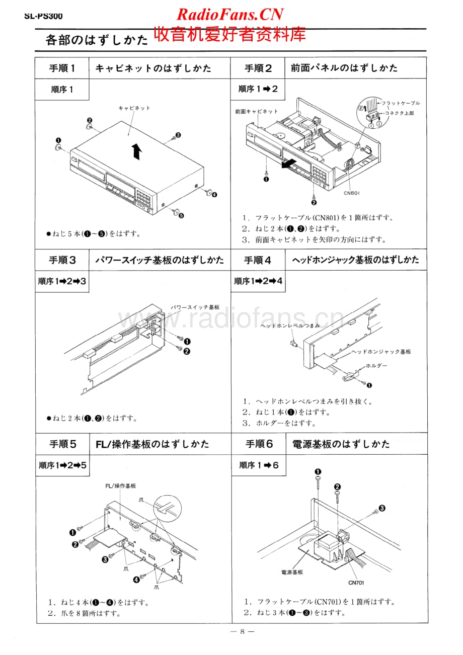 Technics-SLPS-300-Service-Manual电路原理图.pdf_第1页