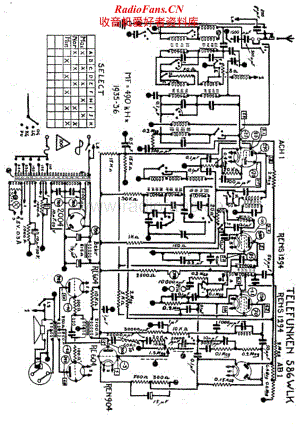 Telefunken-586-WLK-Schematic电路原理图.pdf