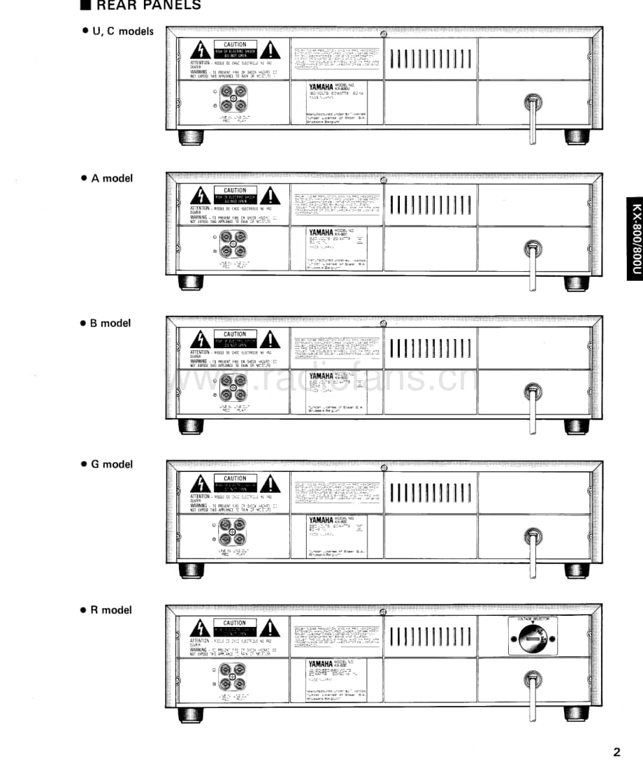 Yamaha-KX-800-Service-Manual电路原理图.pdf_第3页