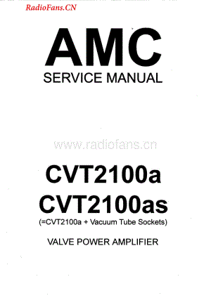 Amc-CVT2100A-pwr-sm维修电路图 手册.pdf