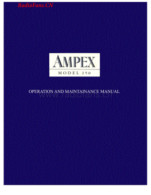 Ampex-350-tape-sm维修电路图 手册.pdf