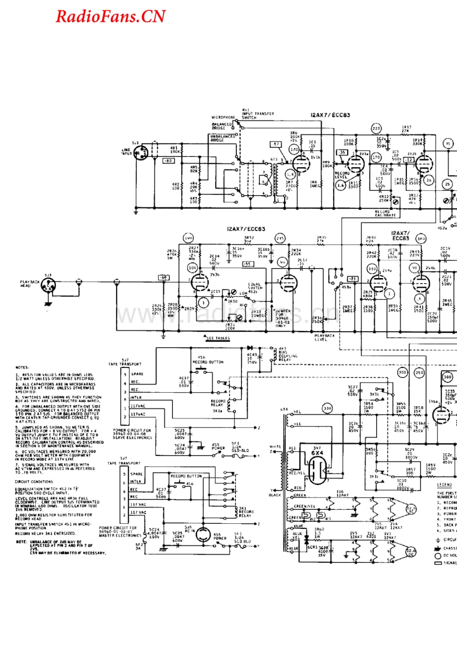 Ampex-351-tape-sch维修电路图 手册.pdf_第1页