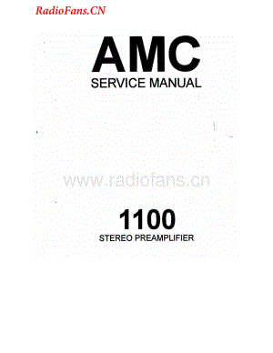 Amc-1100-pre-sm维修电路图 手册.pdf