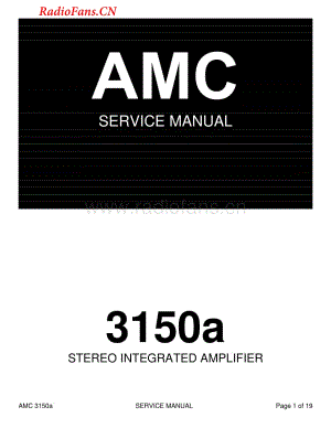 Amc-3150A-int-sm维修电路图 手册.pdf