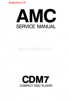 Amc-CDM7-cd-sm维修电路图 手册.pdf