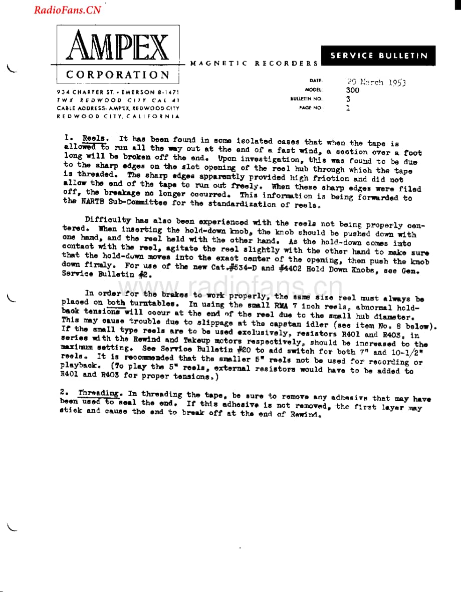 Ampex-300-tape-sb维修电路图 手册.pdf_第2页