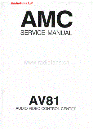 Amc-AV81-avc-sm维修电路图 手册.pdf