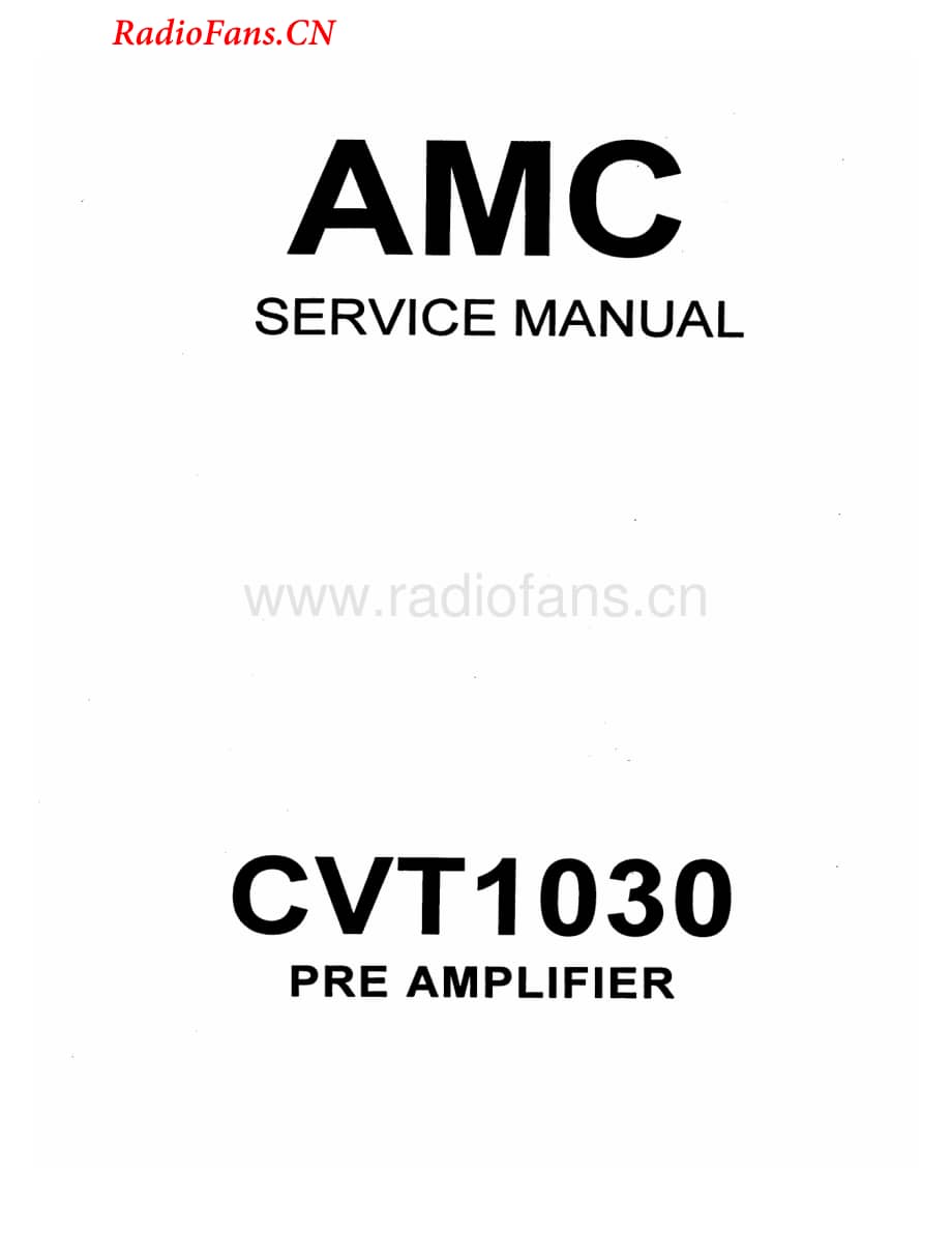 Amc-CVT1030-pre-sm维修电路图 手册.pdf_第1页