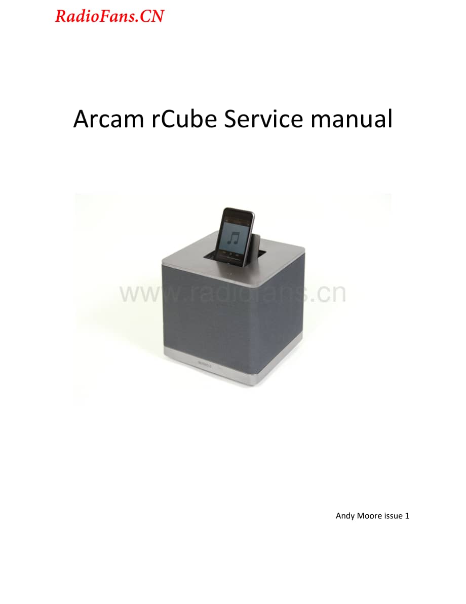 Arcam-rCube-dock-sm维修电路图 手册.pdf_第1页