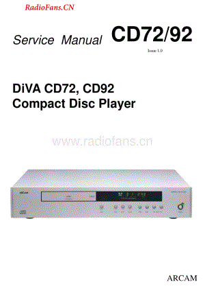 Arcam-DivaCD72-cd-sm维修电路图 手册.pdf