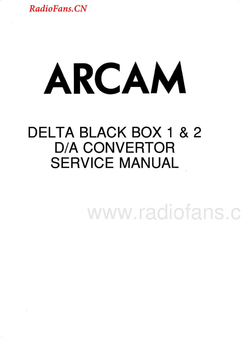 Arcam-BlackBox1.2-dac-sm维修电路图 手册.pdf_第1页